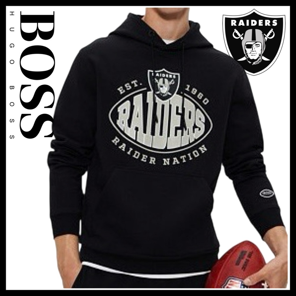 BOSS™️ Raider Nation NFL Touchback Graphic Hoodie Collection Size (XL) Like NEW